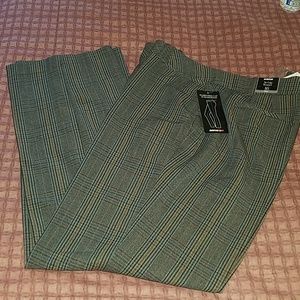 Gray Blue Tan Pants - 16 Tall